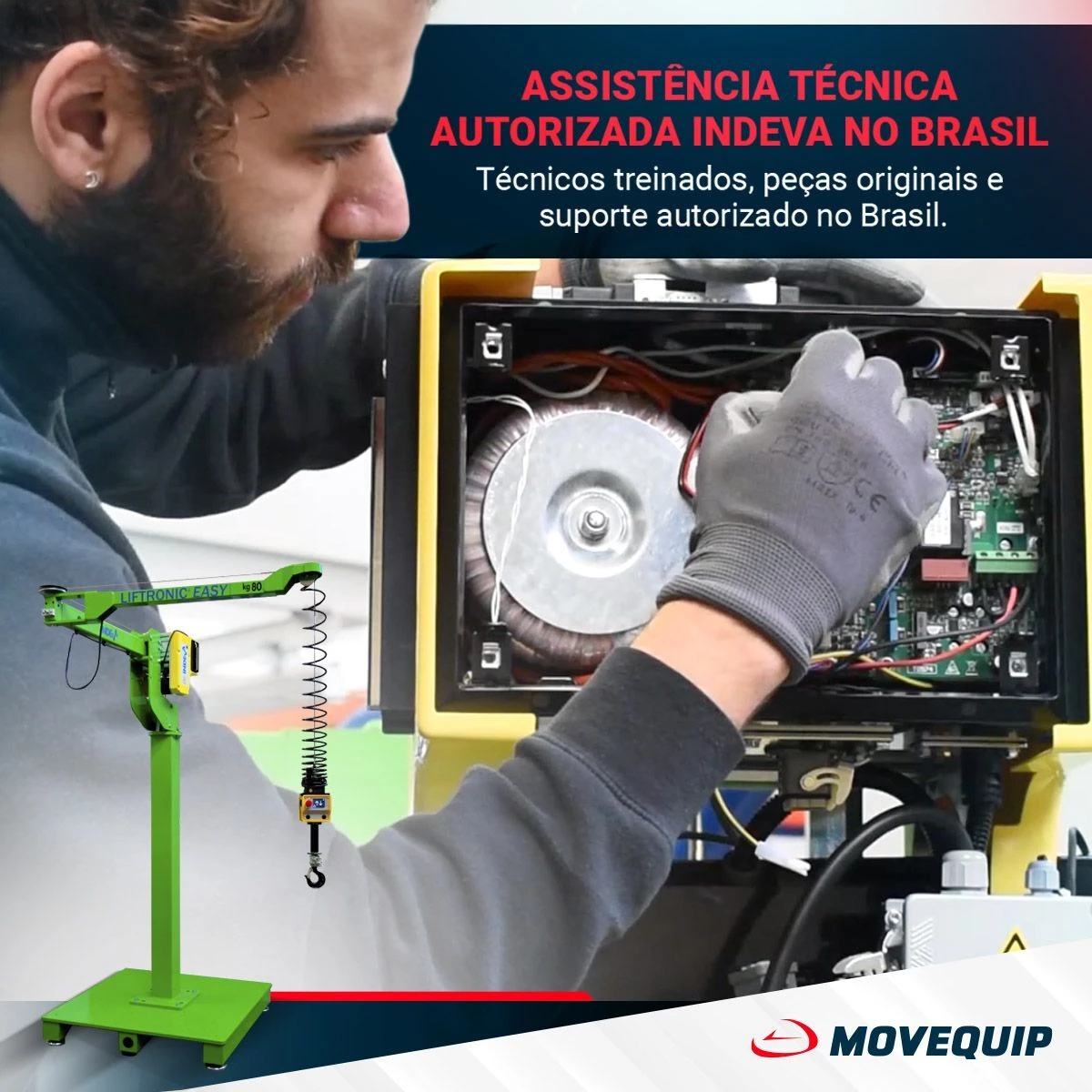 Por que a Movequip &eacute; a &uacute;nica respons&aacute;vel pela assist&ecirc;ncia t&eacute;cnica de manipuladores INDEVA no Brasil?